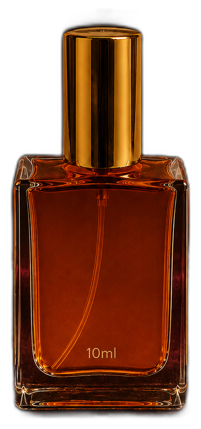 Frasco do perfume edição âmbar